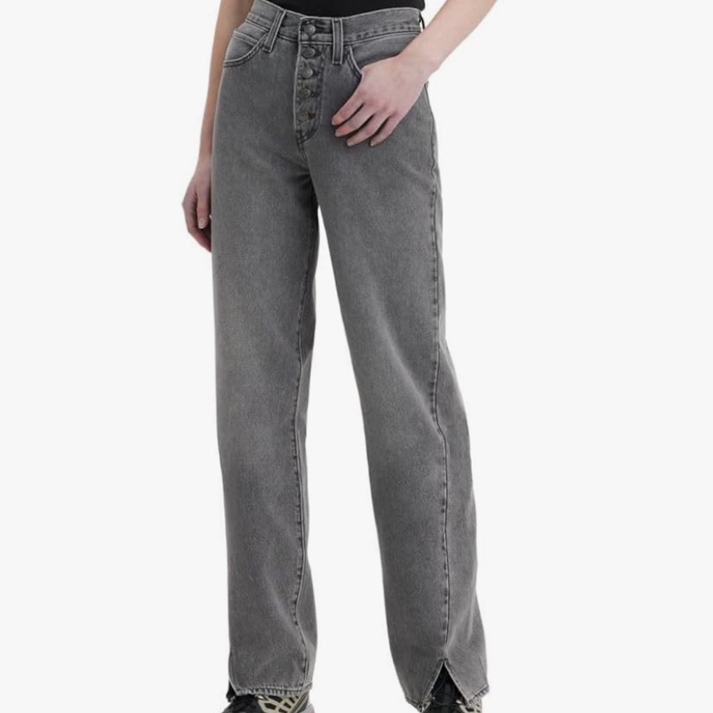 Levi’s Women's - ‘95 Baggy Twisted Button fly Gray Jeans sz 32
